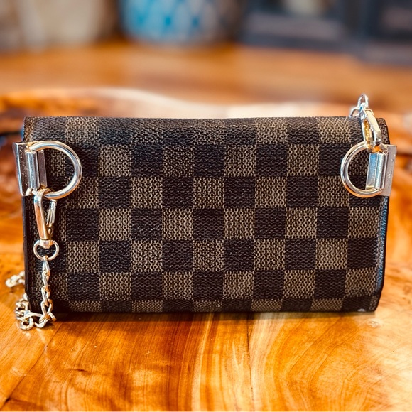 Louis Vuitton DAMIER international vintage converted Crossbody wallet - Picture 4 of 16